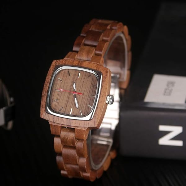 Wooden Watches Mens with Handmade Colorful Bamboo Wood Watch Analog Date Quartz Wooden Watch for Men Q1056 (sale by bulk)